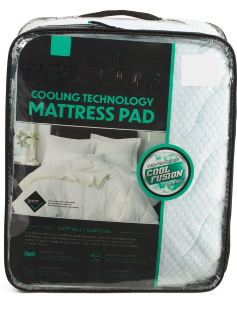 PROCOOL Cool To The Touch Quilted Mattress Pad